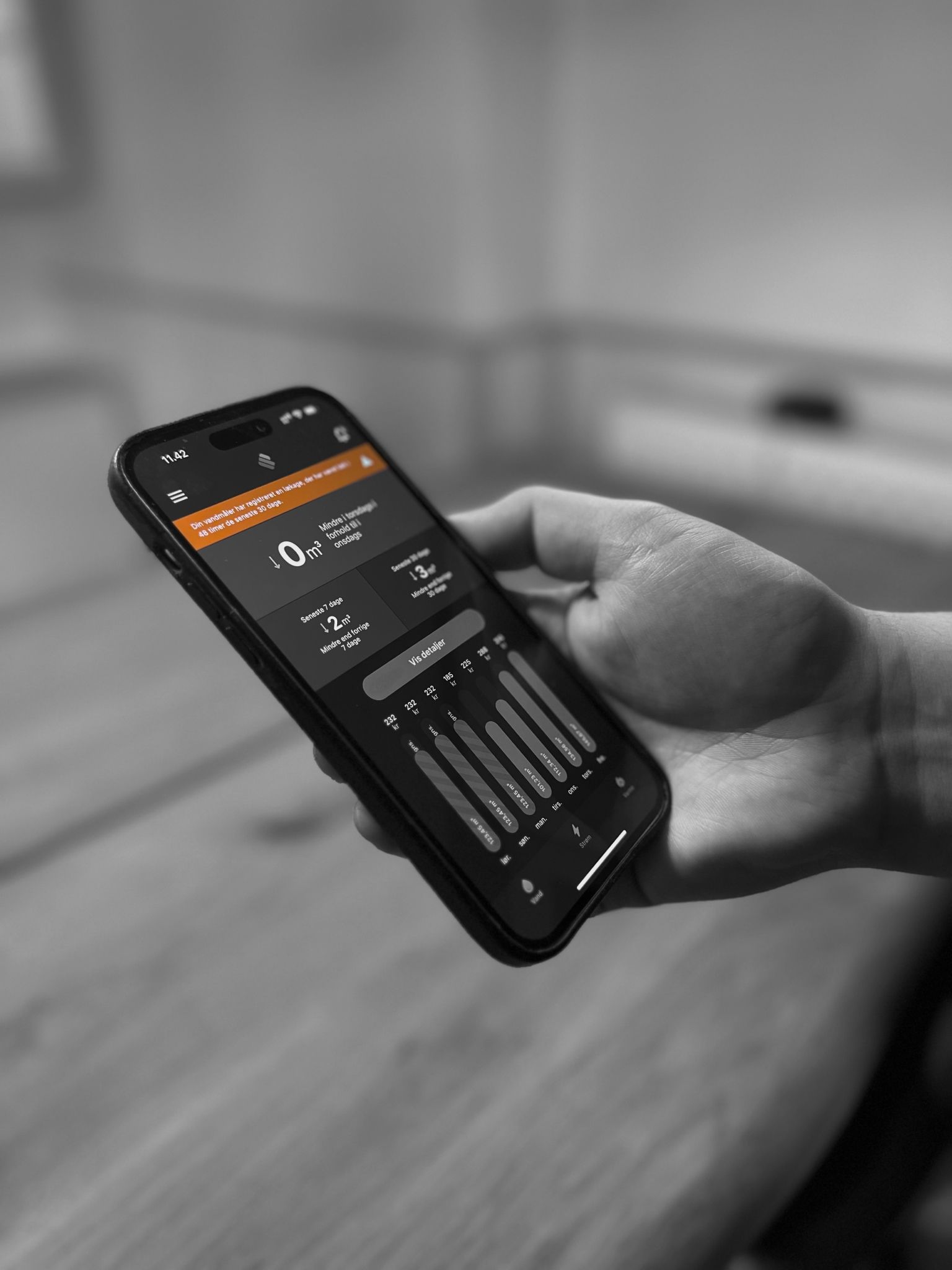 Image of a phone showing an alarm.